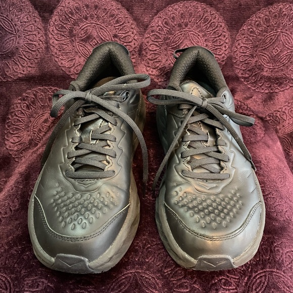 Hoka One One Bondi SR Womens Running Shoes Size 7.5 Slip Resistant 1110521-BBLC - Picture 2 of 10